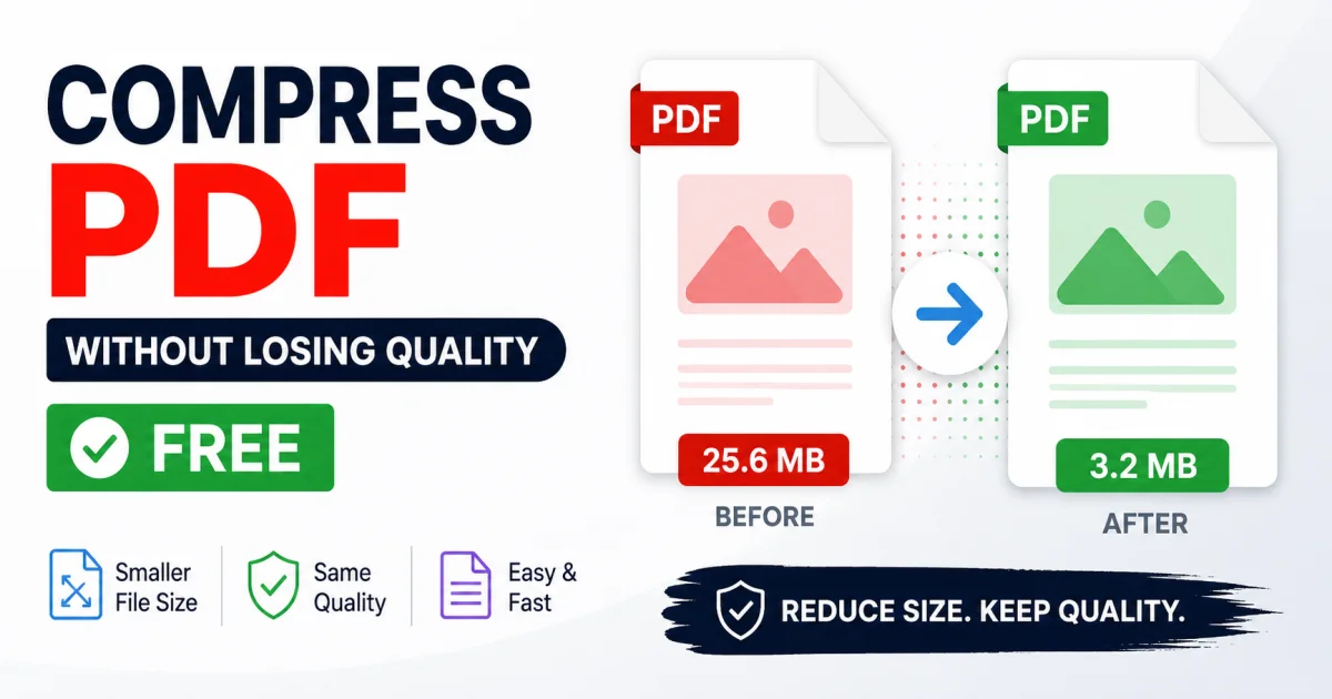 How to Compress PDF Without Losing Quality Free