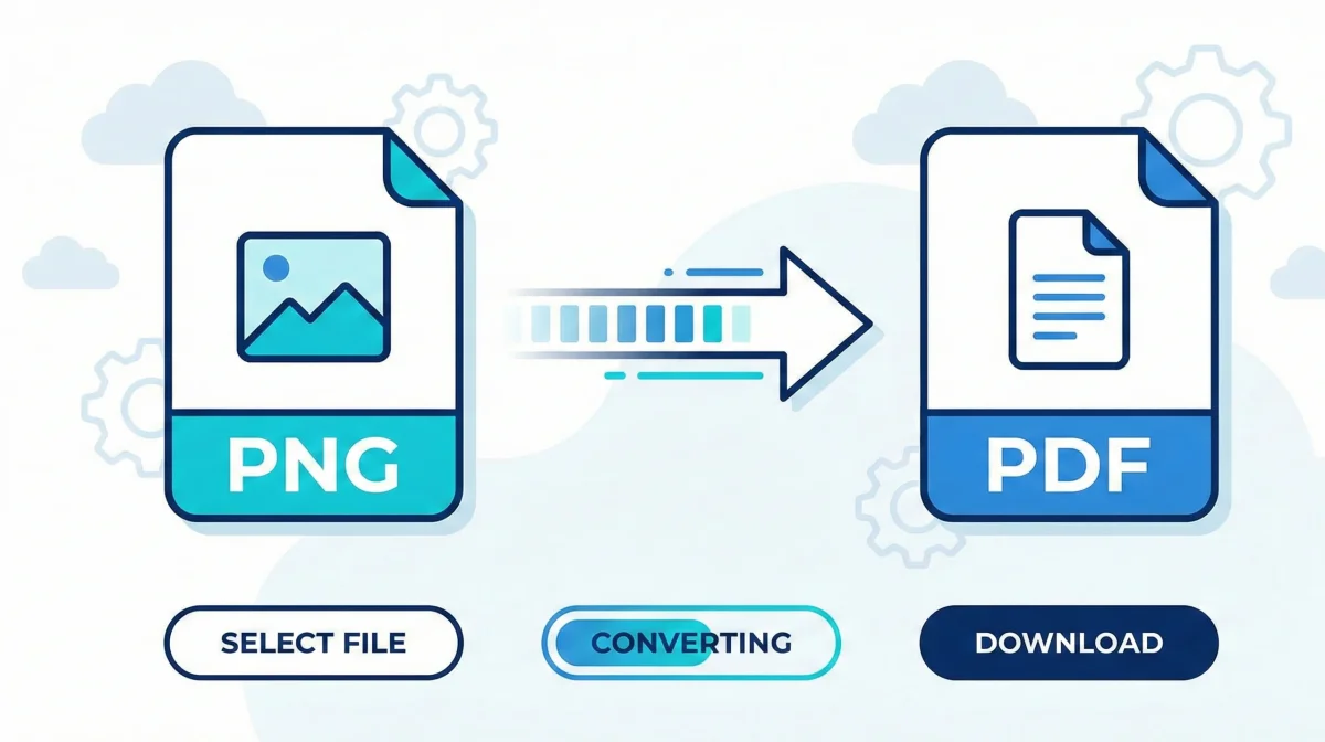 Convert PNG to PDF Easi