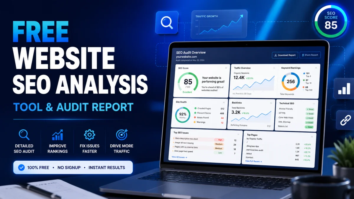Free Website SEO Analysis Tool & Audit Report