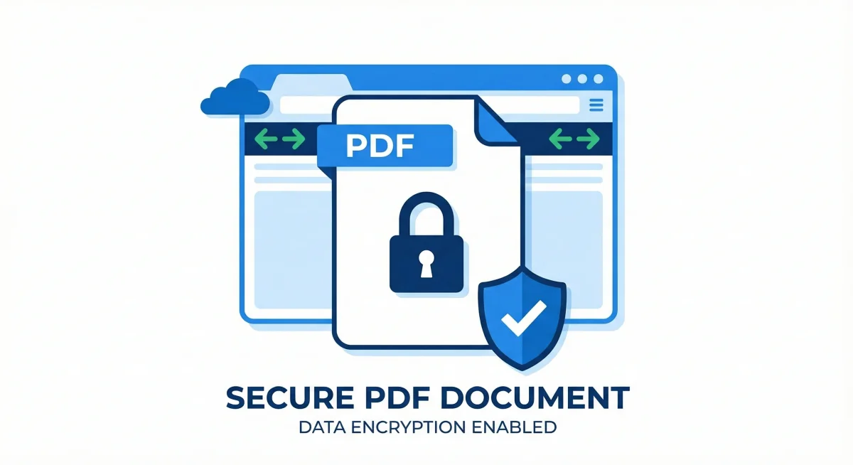 Secure PDF with password for free using online PDF encryption tool