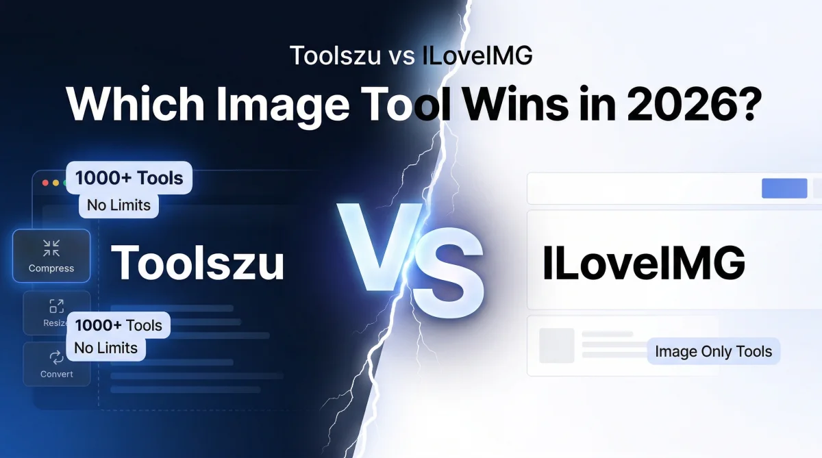 Toolszu vs ILoveIMG: Which Image Tool Platform Is Better in 2026?
