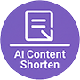 AI Content Shorten