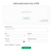 PDF Watermark Add – Free Tool