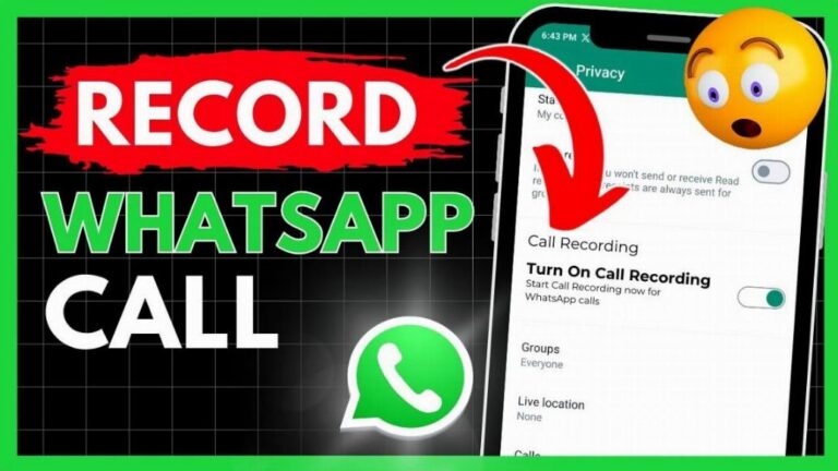 Can You Record WhatsApp Calls