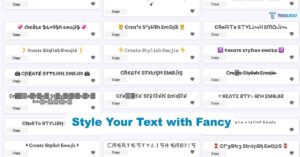 Style Your Text with Fancy Fonts & Emojis